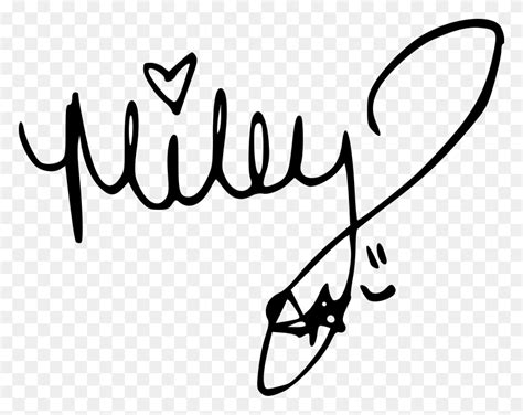 miley cyrus signature